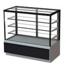 Кондитерская холодильная витрина KC70 VV 0,9-1 9006-9005 (ВХСв-0,9д Carboma Cube Люкс ТЕХНО (0...+7)
