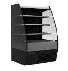 Горка холодильная Carboma Cube 1600/875 ВХСп-1,9 F16-08 (+2...+7) RAL9005 (стеклопакет)